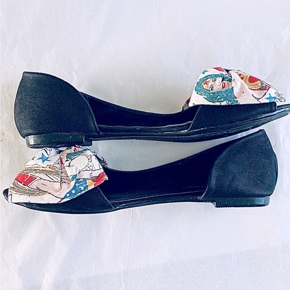 🎯WONDER WOMAN fabric flats Shoes - Picture 2 of 12